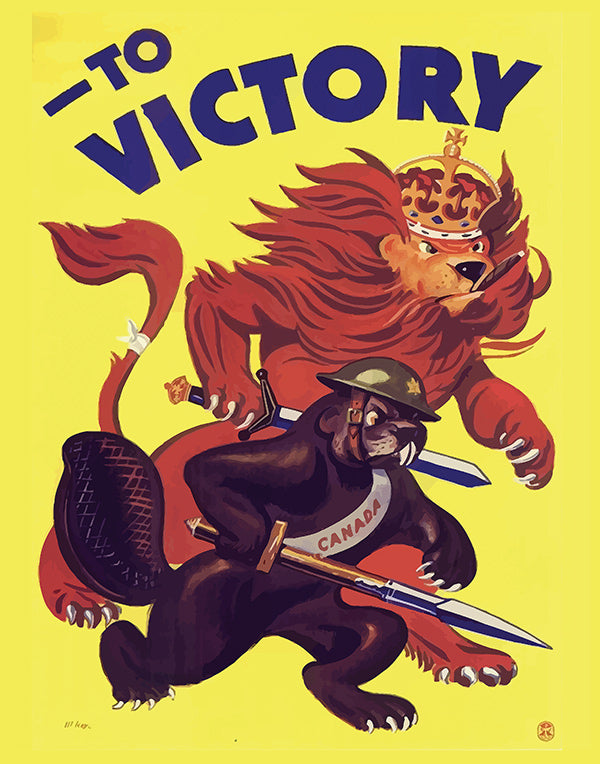 To Victory World War 2 Poster