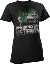 Load image into Gallery viewer, Afghanistan Veteran ISAF Crest Women's T-Shirt
