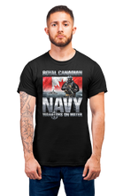 Load image into Gallery viewer, Warriors on Water Navy T-Shirt