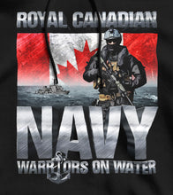 Load image into Gallery viewer, Warriors on Water Canadian Navy Hoodie