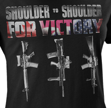 Load image into Gallery viewer, Shoulder To Shoulder Canada-UK-USA Allied Military Women's T-Shirt
