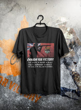 Load image into Gallery viewer, Canadian Army World War 2 Battles T-Shirt