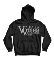 Load image into Gallery viewer, VALHALLA VISIONS COUNSELLING CLINIC HOODIE
