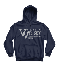 Load image into Gallery viewer, VALHALLA VISIONS COUNSELLING CLINIC HOODIE
