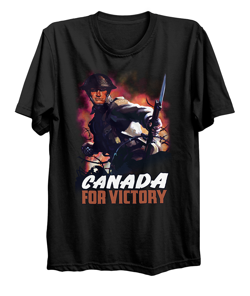 Canada For Victory World War 2 Grenadier T-Shirt