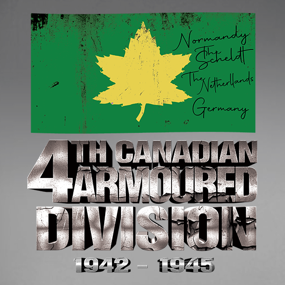 4th Canadian Armoured Divison World War 2 Decal