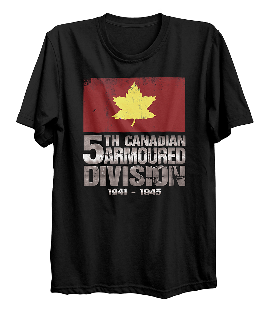 5th Canadian Armoured Division World War 2 T-Shirt
