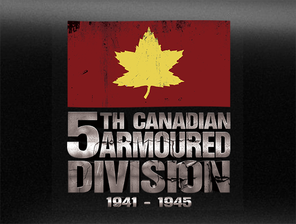 5th Canadian Armoured Divison Army World War 2 Vehicle Bumper Sticker