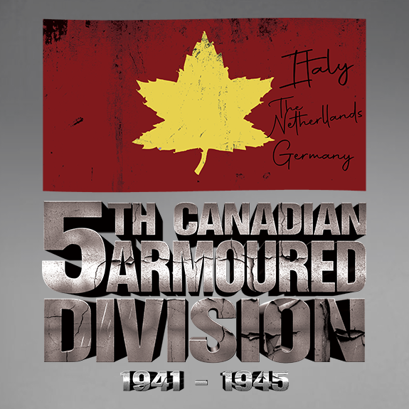 5th Canadian Armoured Divison World War 2 Decal