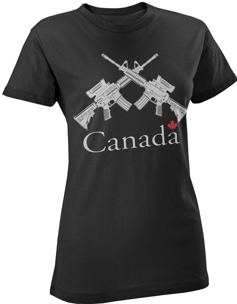Crossed Rifles Canada Women's T-Shirt
