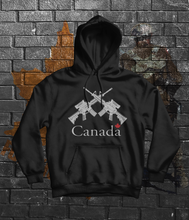 Load image into Gallery viewer, Crossed Rifles Canada Hoodie

