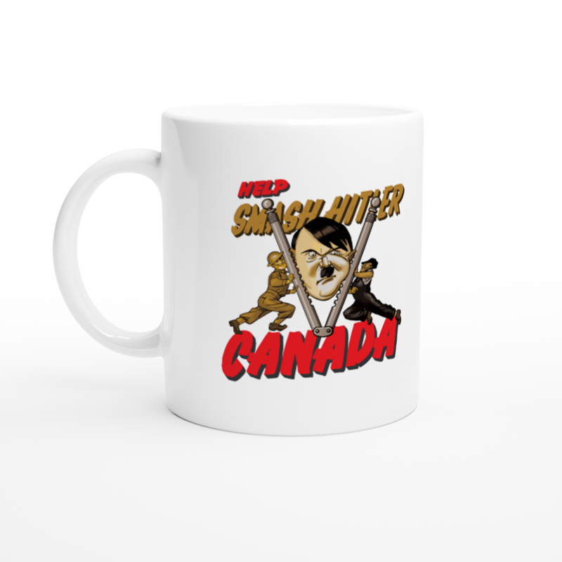 Help Smash Hitler Canada World War 2 Mug