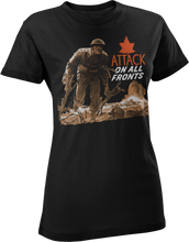 Load image into Gallery viewer, Attack On All Fronts WW2 Women&#39;s T-Shirt
