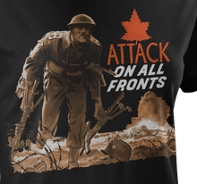 Load image into Gallery viewer, Attack On All Fronts WW2 Women&#39;s T-Shirt
