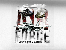 Load image into Gallery viewer, Air Force &quot;Death From Above&quot; Vehicle Bumper Sticker
