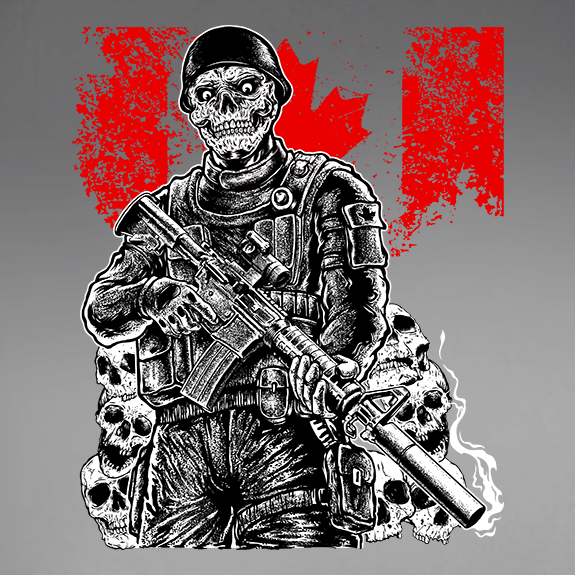 Soldier Bone Pile Decal