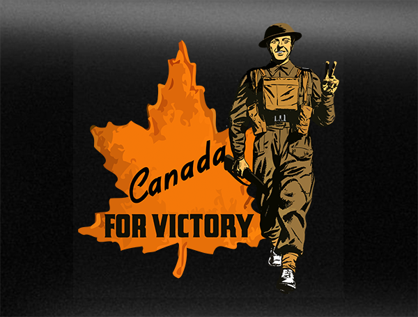 Canada For Victory Vehicle Bumper Sticker