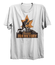 Load image into Gallery viewer, Canada For Victory v4 World War 2 Attack T-Shirt

