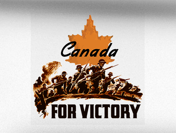 Canada For Victory v6 Vehicle Bumper Sticker