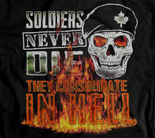 Load image into Gallery viewer, Soldiers Never Die T-Shirt
