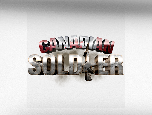 Canadian Soldier v3 Vehicle Bumper Sticker