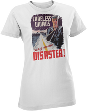 Load image into Gallery viewer, Careless Words WW2 Navy Women&#39;s T-Shirt
