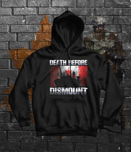 Load image into Gallery viewer, Death Before Dismound Mechanized Hoodie
