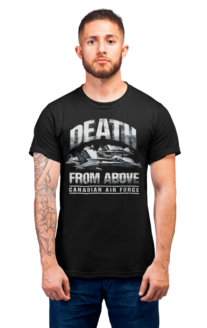 Air Force Death From Above V2 Canadian Military T Shirt M NO REGULAR SHIRT