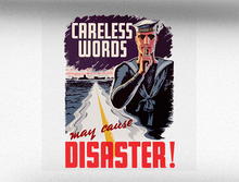 Load image into Gallery viewer, Careless Words World War 2 Vehicle Bumper Sticker
