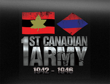 Load image into Gallery viewer, First Canadian Army World War 2 Vehicle Bumper Sticker
