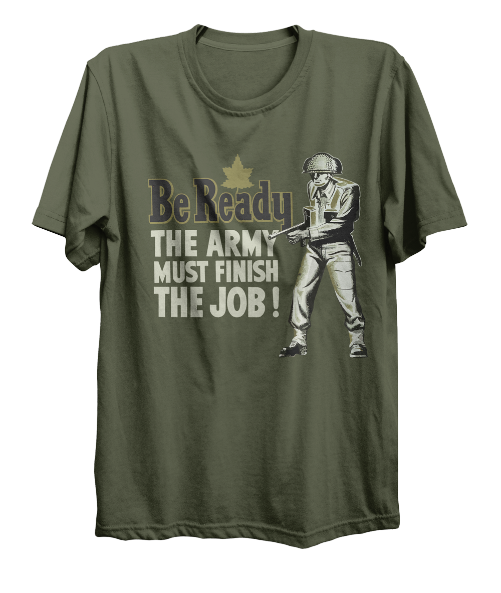 Be Ready World War 2 Army T-Shirt