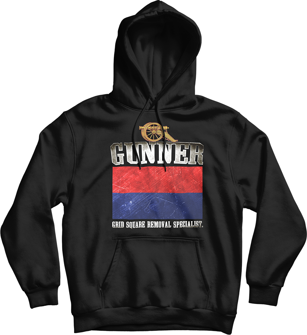 Gunner Grid Square Removal Specialist Hoodie
