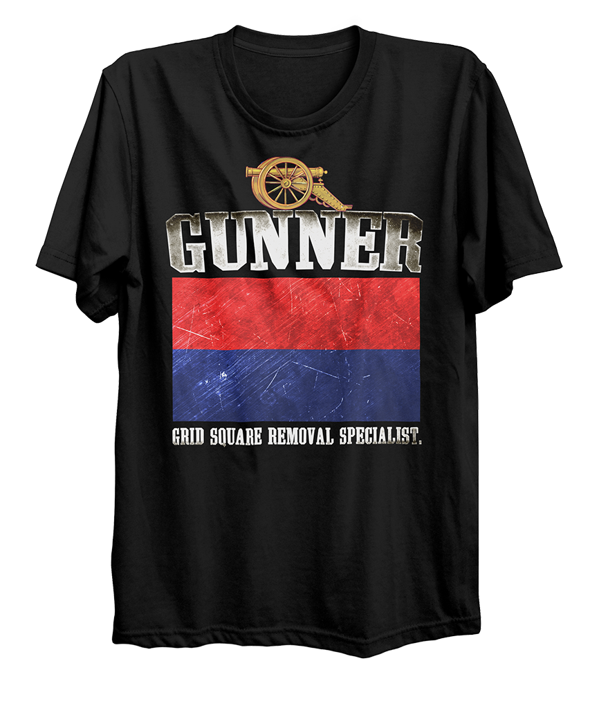 Gunner Grid Square Removal Specialist T-Shirt