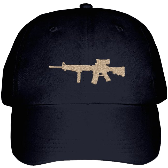 Military Ballcap with C7 Rifle