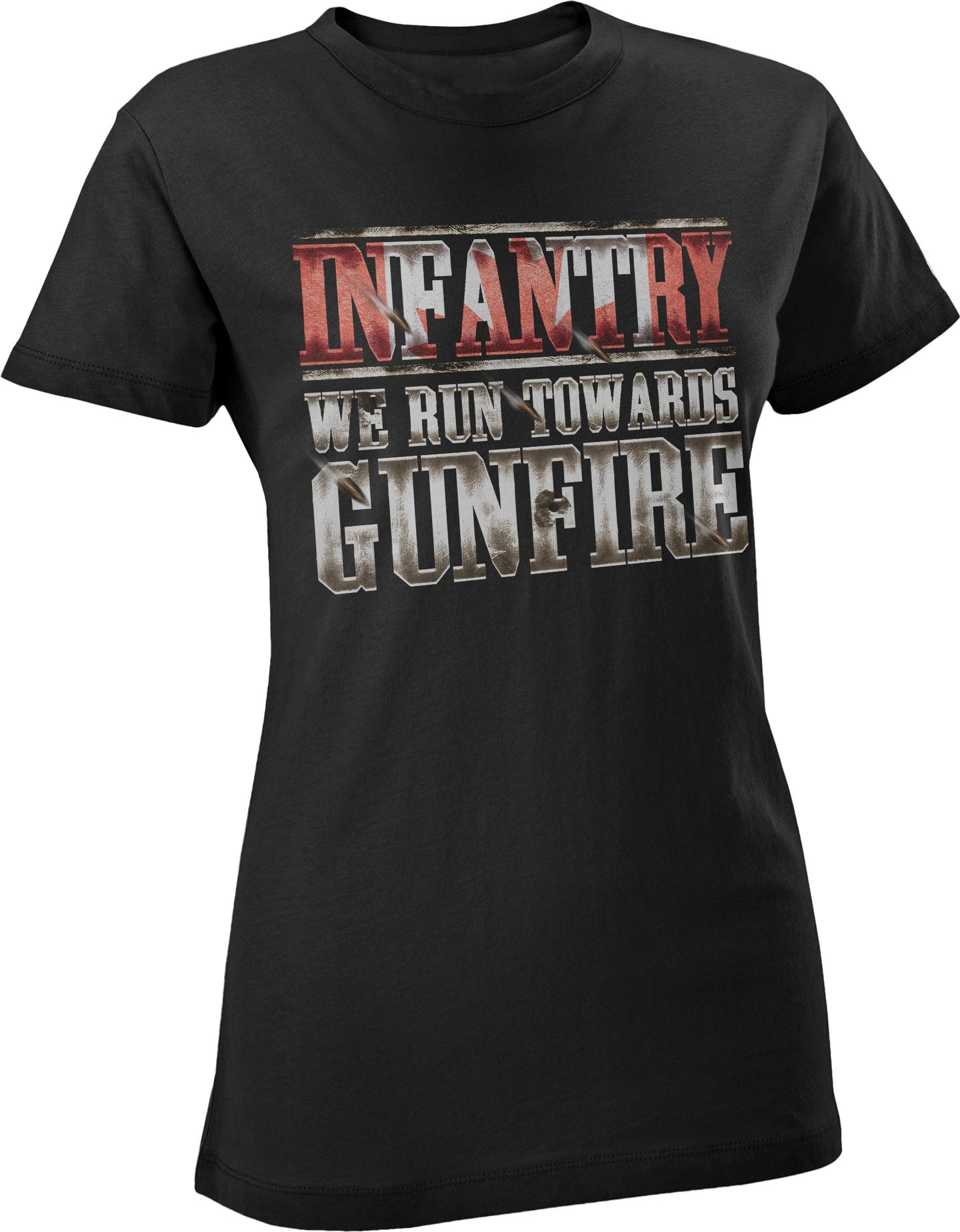 Infantry Run Towards Gunfire Women's T-Shirt
