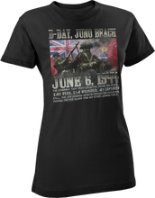 Load image into Gallery viewer, D-Day Juno Beach Memorial World War 2 Women&#39;s T-Shirt
