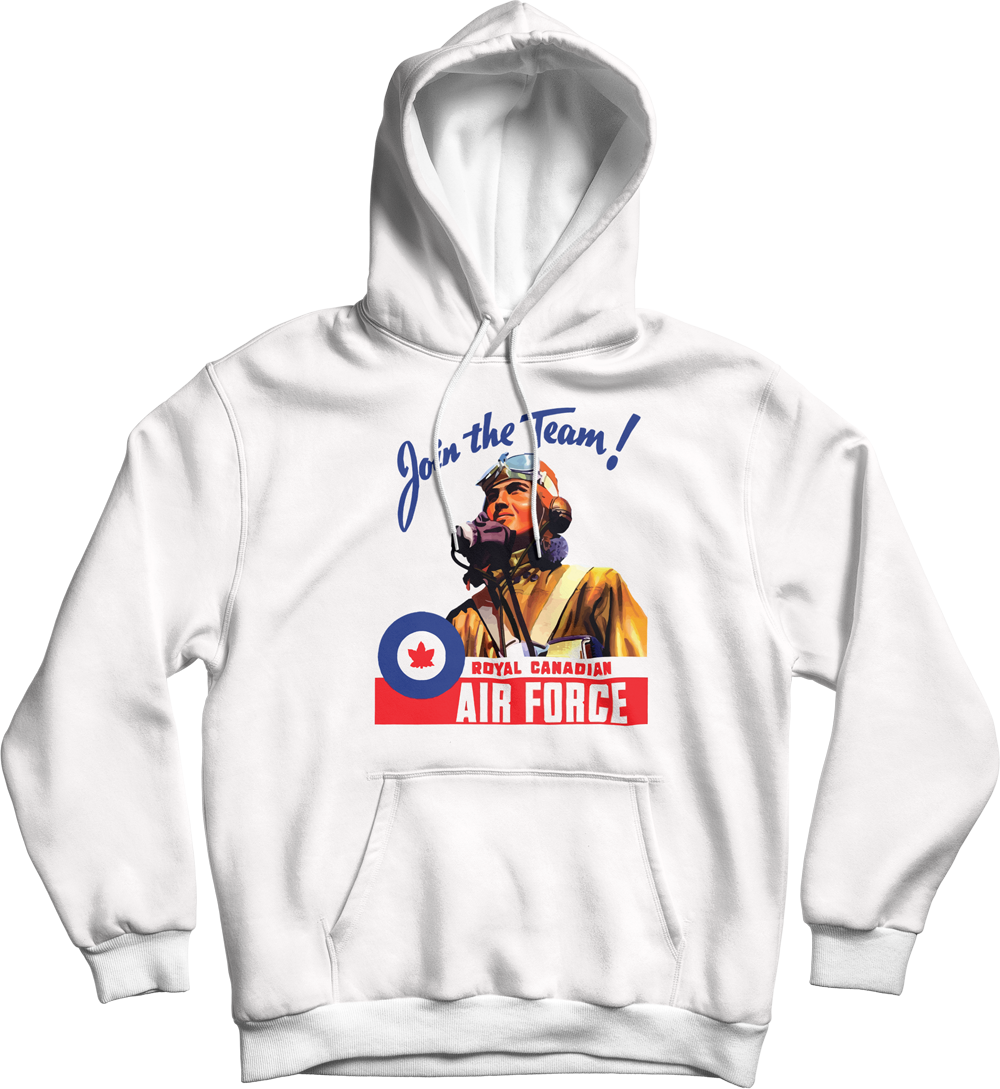 Join The Team! Canadian Air Force World War 2 Hoodie