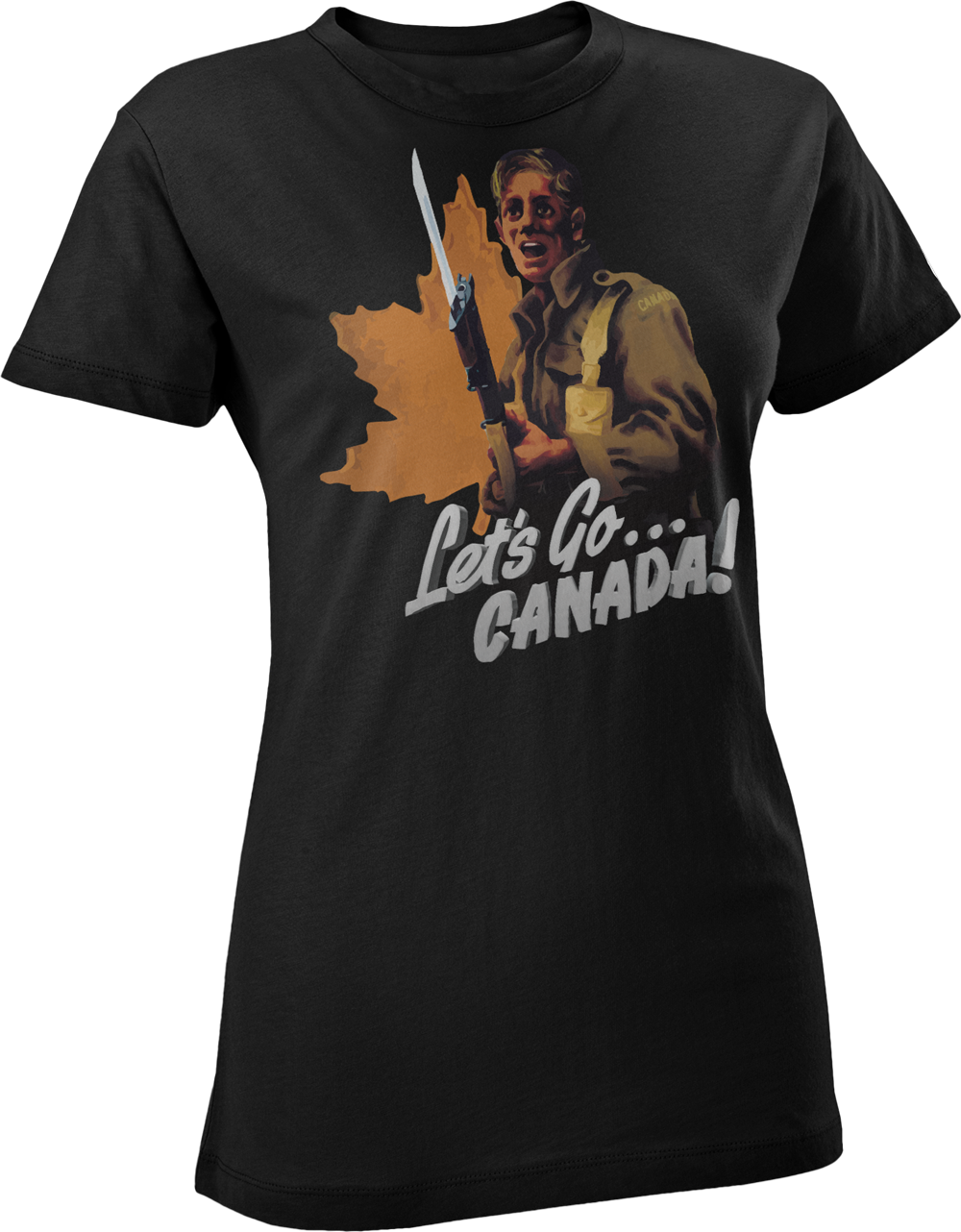 Let's Go Canada! World War 2 Women's T-Shirt