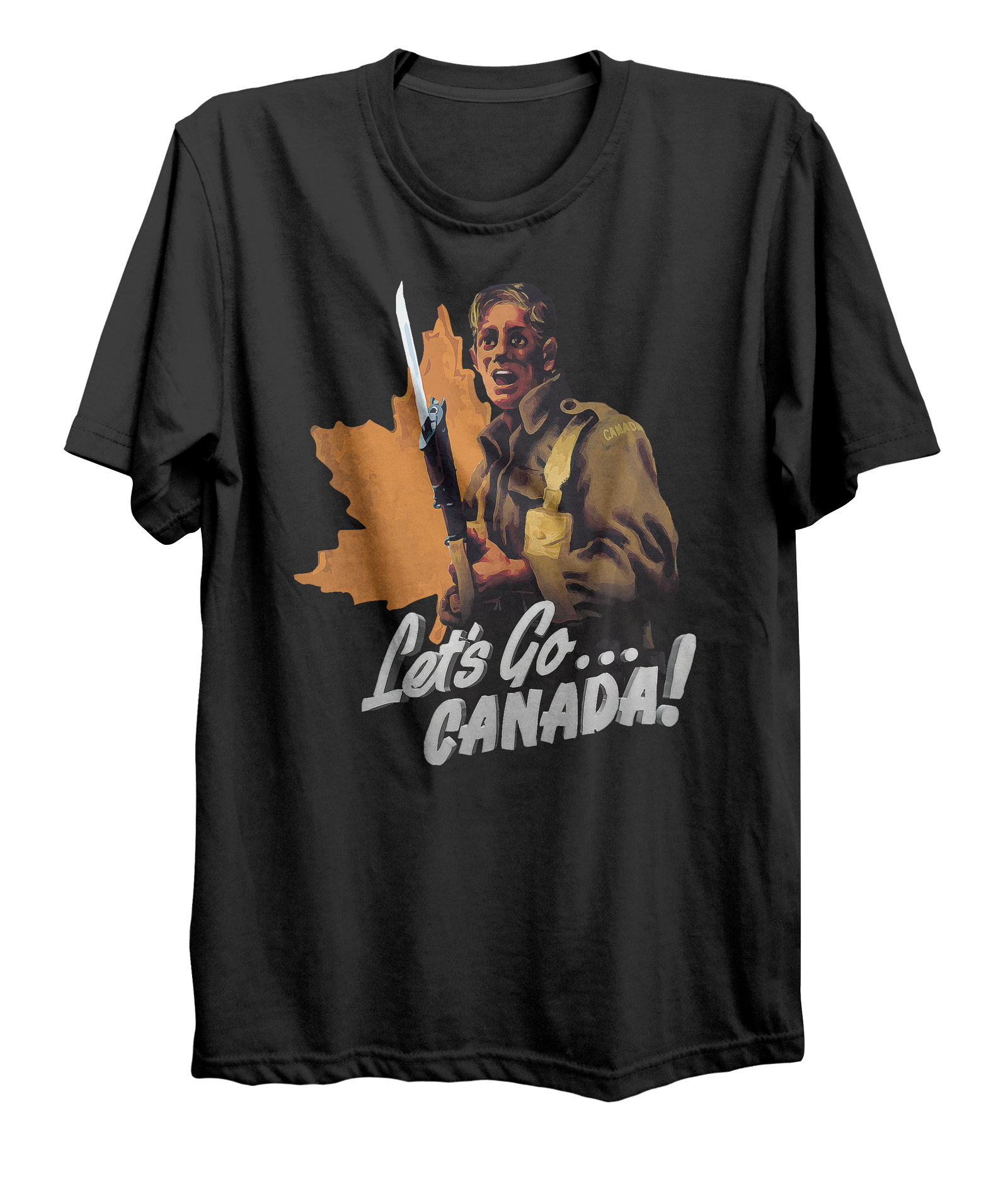 Lets Go Canada World War 2 T Shirt