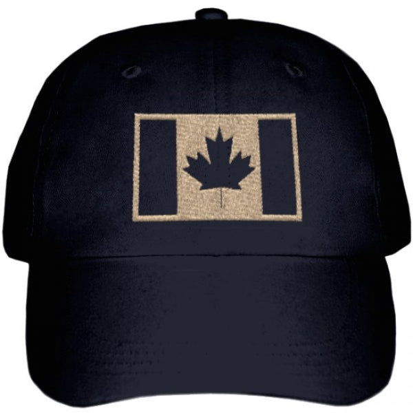 Canadian Military Ballcap with Field Flag TAN