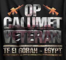 Load image into Gallery viewer, Operation CALUMET Veteran T-Shirt
