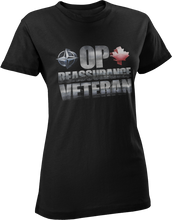 Load image into Gallery viewer, Operation REASSURANCE Veteran Women&#39;s T-Shirt
