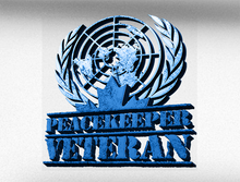 Load image into Gallery viewer, Canadian Peacekeeper Veteran Bumper Sticker
