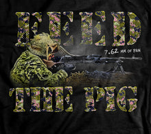 Load image into Gallery viewer, Feed The Pig - 7.62 Maching Gun Hoodie
