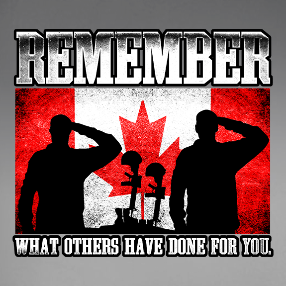 Canadian Military Remembrance Decal