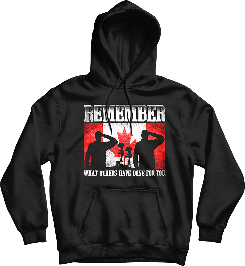 Remember What Others Have Done For You Memorial Hoodie