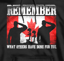 Load image into Gallery viewer, Remember What Others Have Done For You Memorial Hoodie
