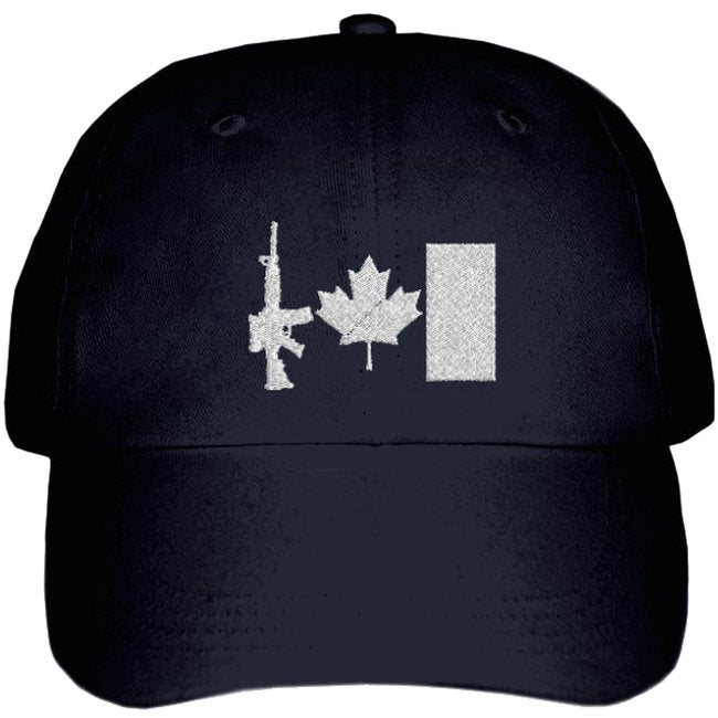 Military Ballcap with Canada C7 Rifle Flag