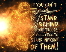 Load image into Gallery viewer, Stand Behind Our Troops Poster
