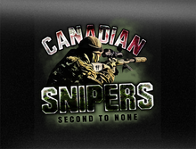 Load image into Gallery viewer, Canadian Snipers Vehicle Bumper Sticker
